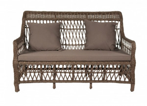 Софа 2-х местная коричневая Legend Aiko