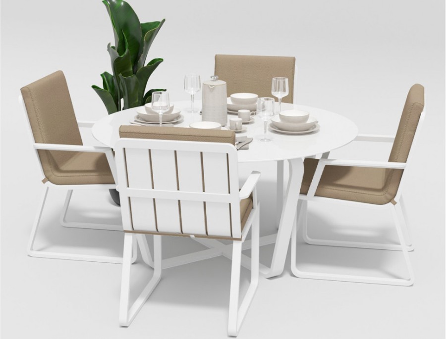 Обеденная группа Primavera-2 white Gardenini