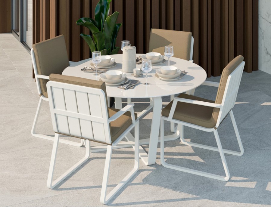 Обеденная группа Primavera-2 white Gardenini