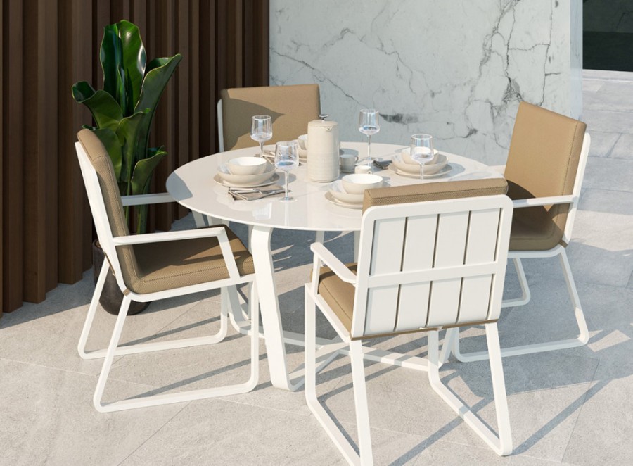 Обеденная группа Primavera-2 white Gardenini