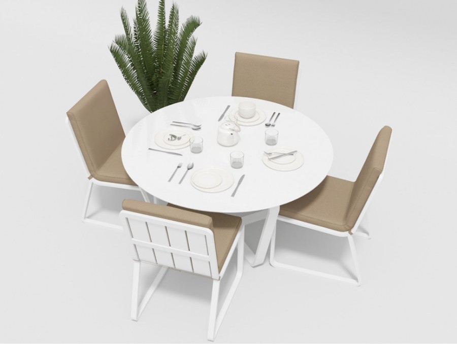 Обеденная группа Primavera-2 white Gardenini