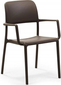 Кресло пластиковое Riva кофе Nardi
