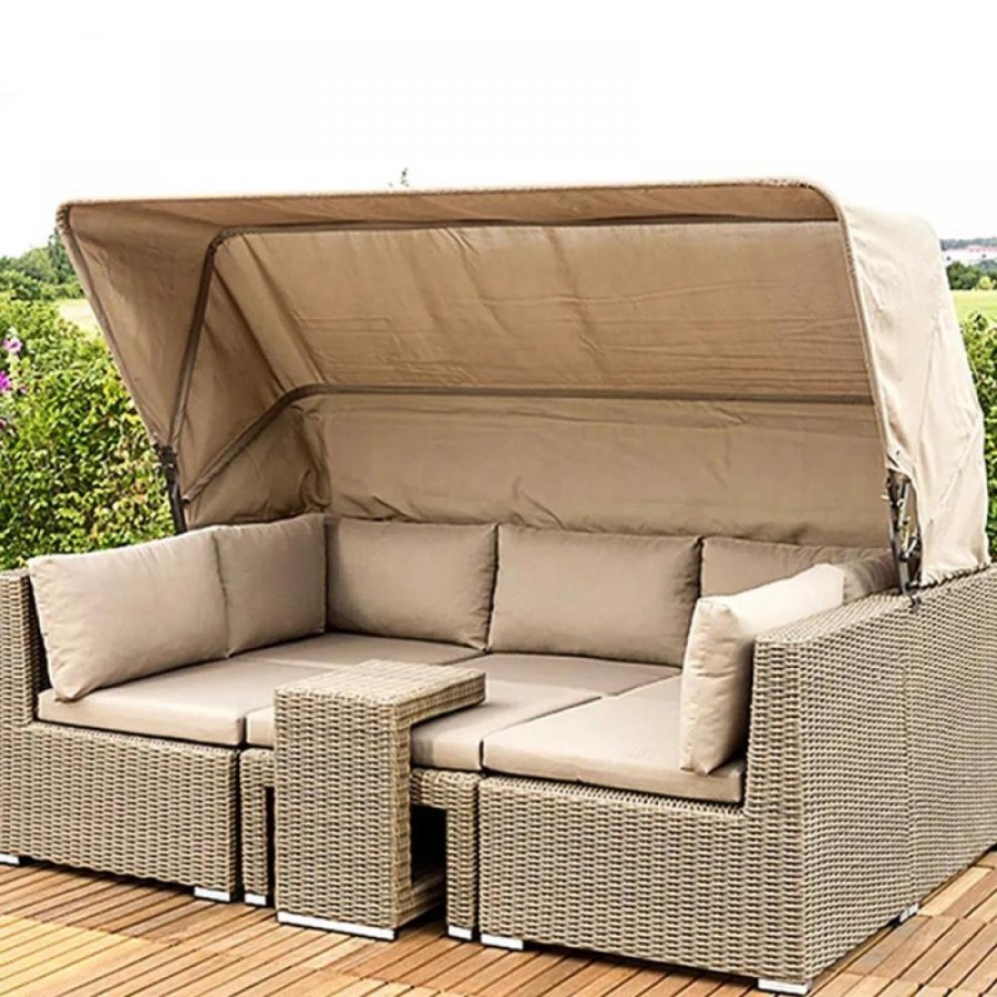 Диван-трансформер из искусственного ротанга AFM-320 Beige Афина