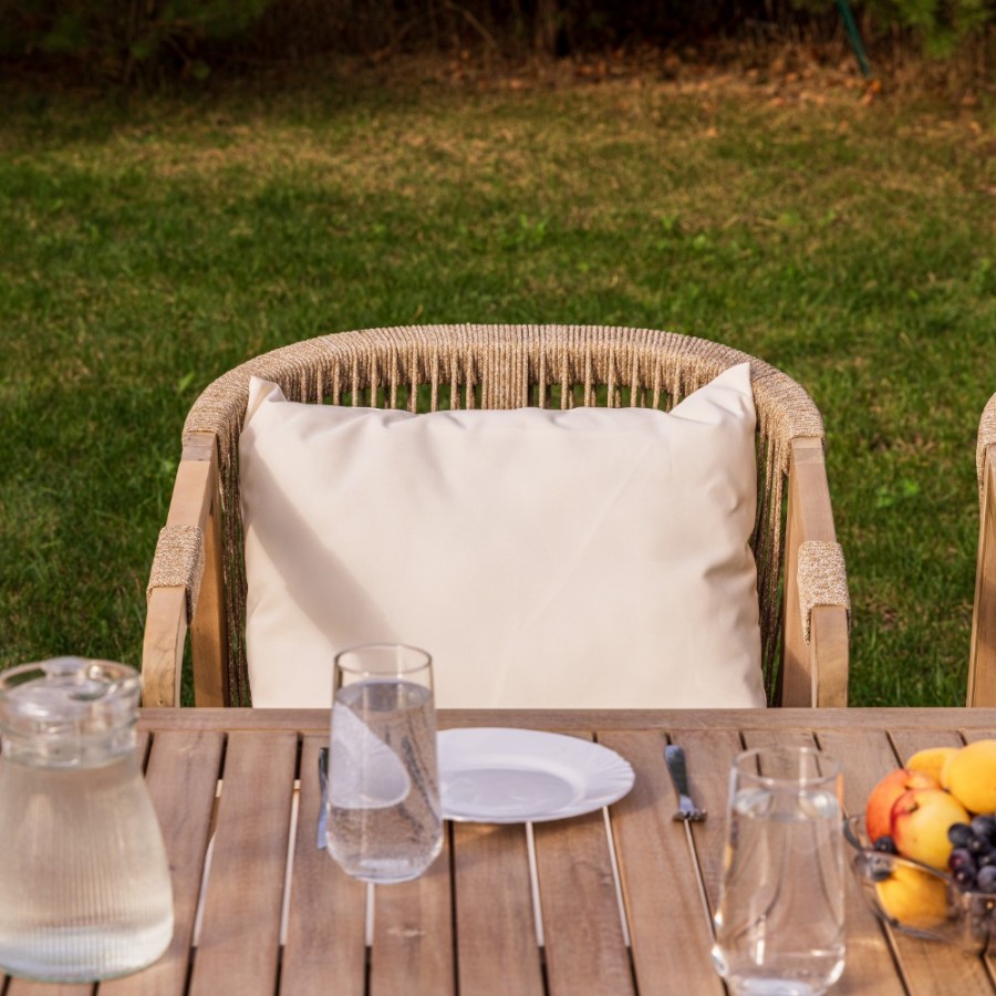 Обеденный комплект MICHELLE 8 из массива акации Royal Family