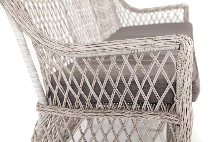 Лаунж-зона Асти-Касабланка из искусственного ротанга Beige 4sis