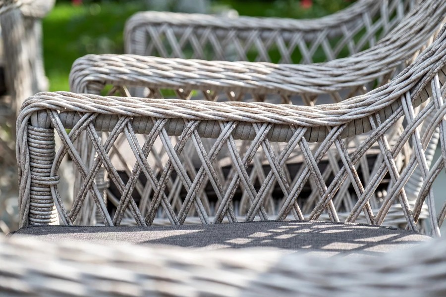 Лаунж-зона Асти-Касабланка из искусственного ротанга Beige 4sis