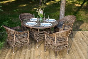 Обеденная группа Дольче коричневая 4sis