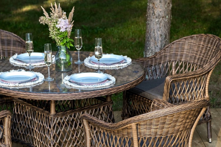 Обеденная группа Дольче коричневая 4sis