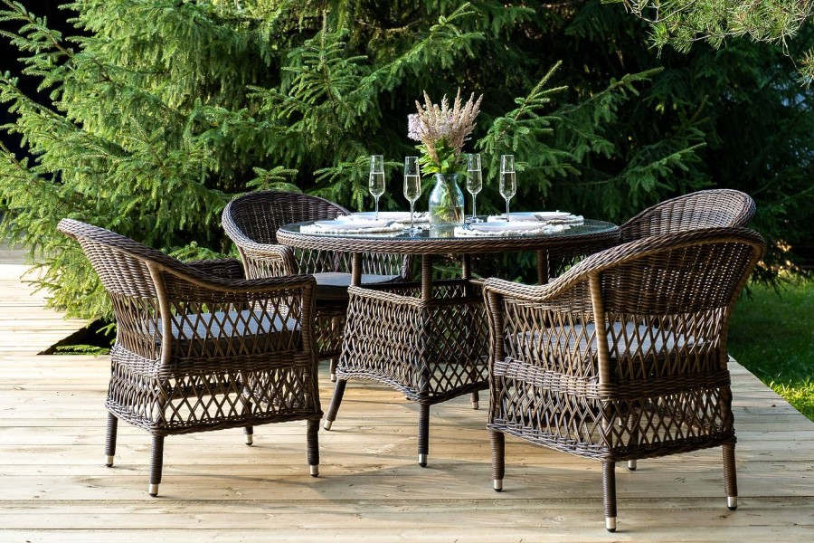 Обеденная группа Дольче коричневая 4sis