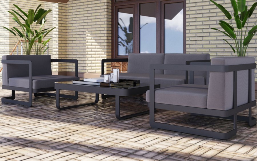 Лаунж зона Villino gray Gardenini