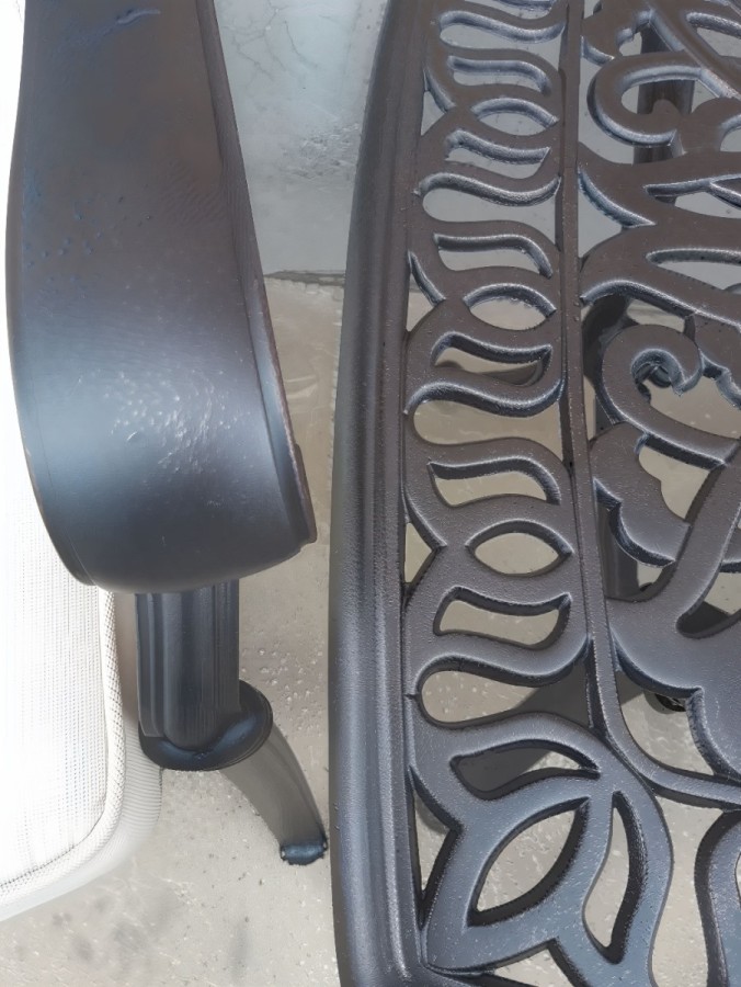 Обеденная группа Rosolini из литого алюминия Кит Маркет