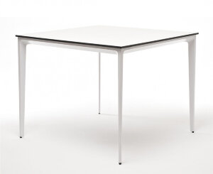 Обеденный стол Малага из HPL 90 молочный 4sis Обеденный стол Малага из HPL 90 молочный 4sis