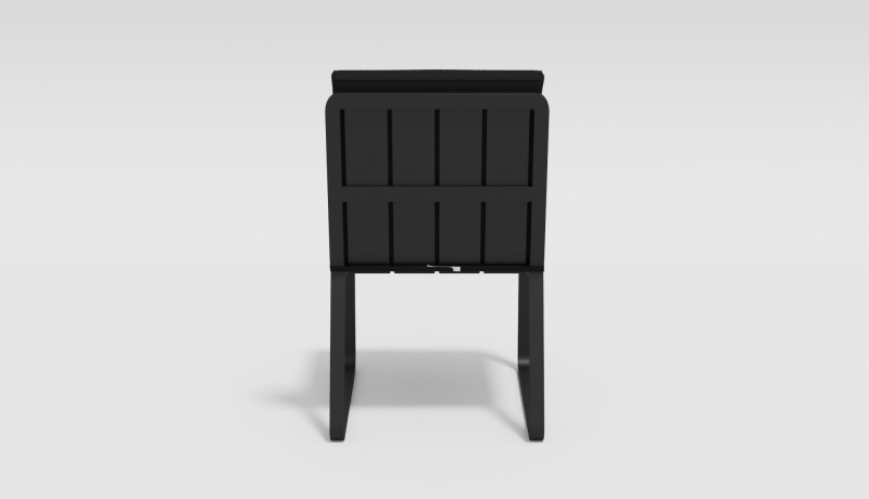 Стул Voglie черный без подлокотников Gardenini