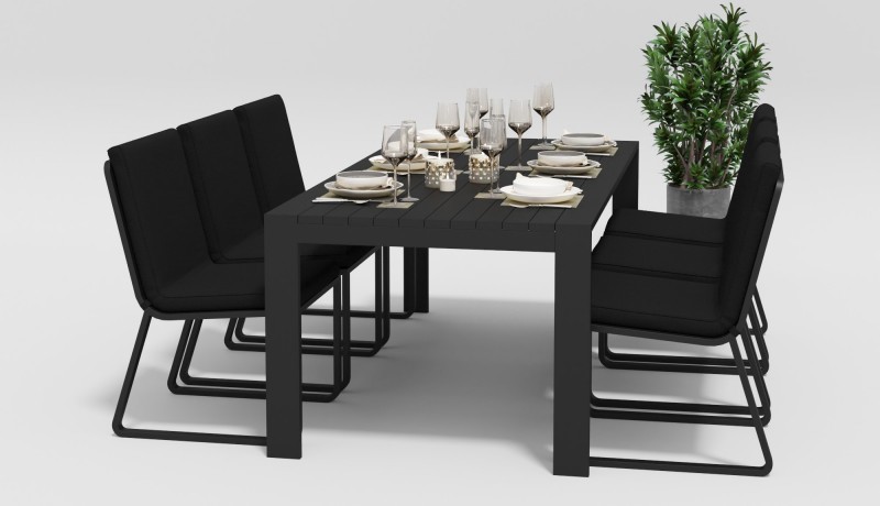 Стул Voglie черный без подлокотников Gardenini