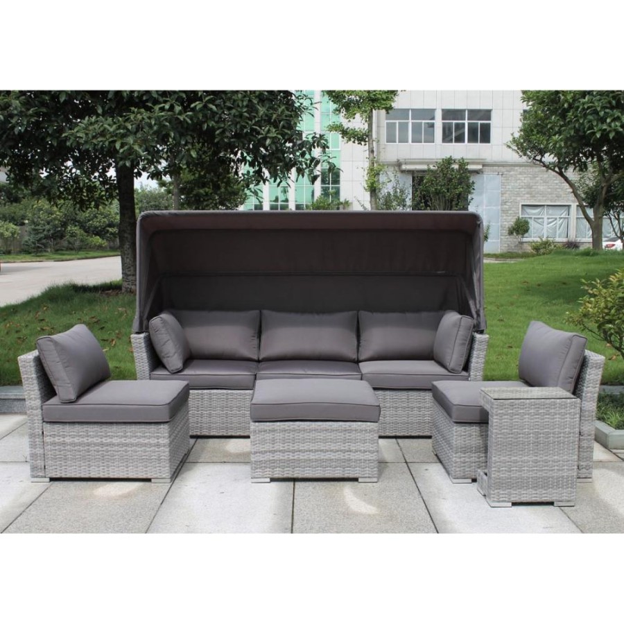 Комплект мебели из искусственного ротанга AFM-320G Grey Афина