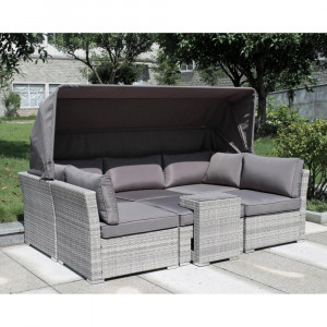 Комплект мебели из искусственного ротанга AFM-320G Grey Афина