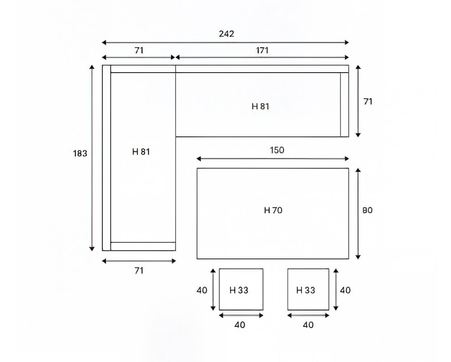 Kомплект мебели из искусственного ротанга Zorro серый Royal Family