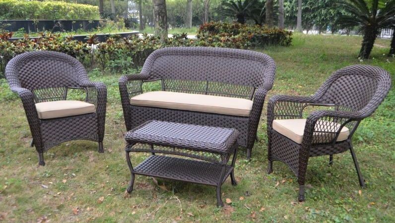 Комплект плетеной мебели LV130 Brown/Beige Афина