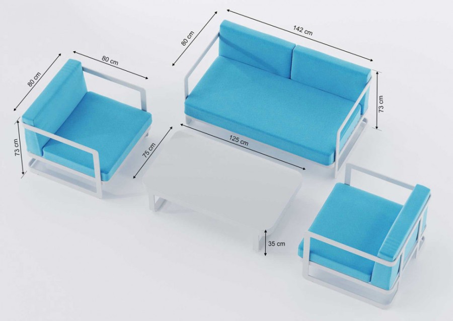 Лаунж зона Villino White Gardenini