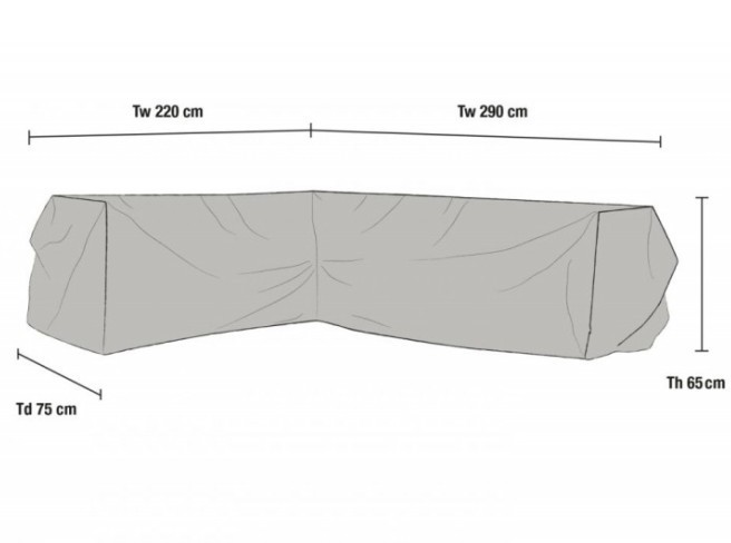Чехол для садовой мебели 220x290 Brafab