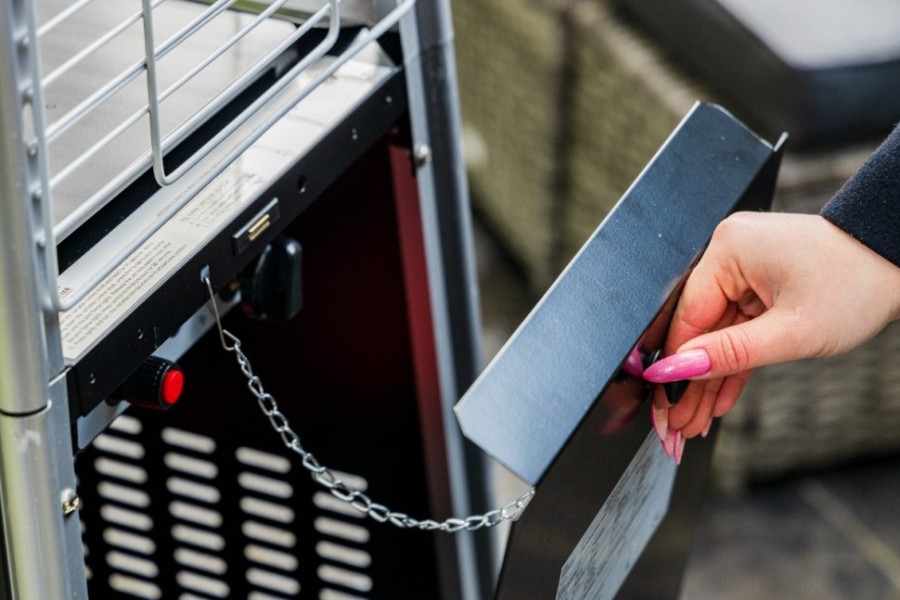 Уличный газовый обогреватель ADAM из металла Royal Family