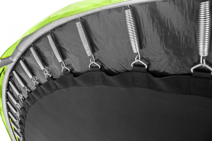 Батут ALPIN 2,52м с защитной сеткой и лестницей