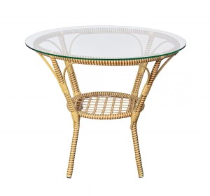 Стол Bali (Бали) из искусственного ротанга, слоновая кость Garden story