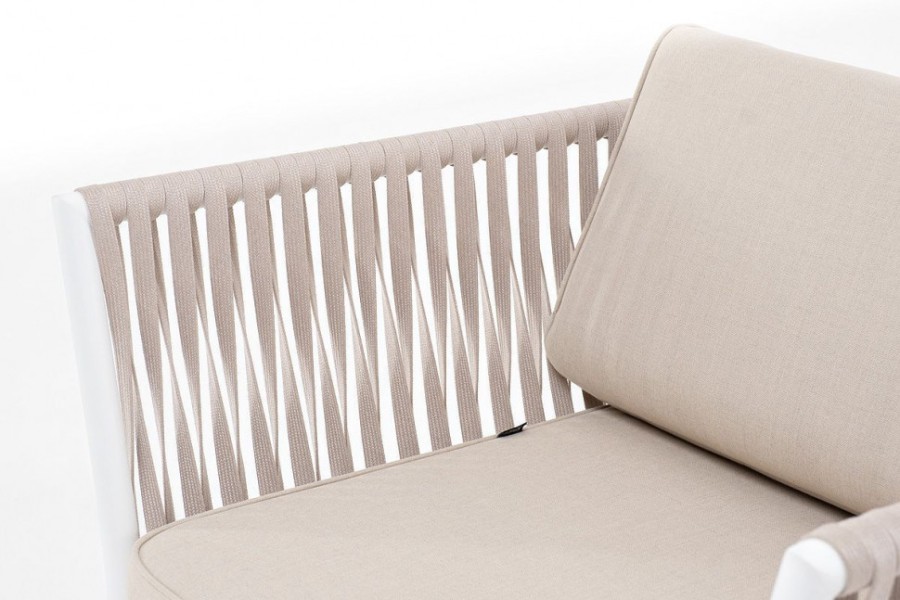 Плетеное кресло из роупа Касабланка бежевое 4sis