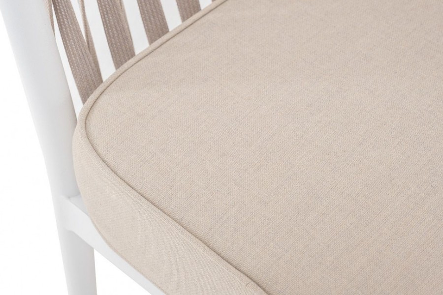 Плетеное кресло из роупа Касабланка бежевое 4sis