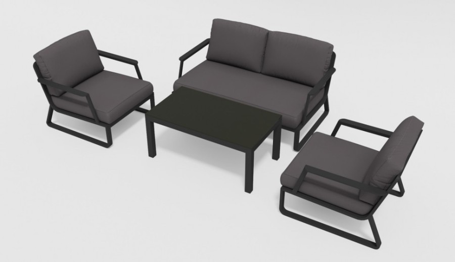 Лаунж зона Voglie антрацит Gardenini