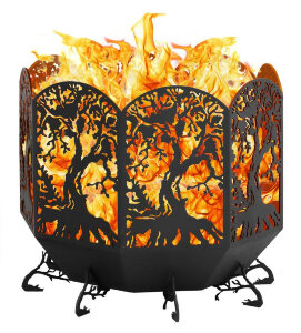 Очаг восьмиугольный Деревья Очаг восьмиугольный Деревья