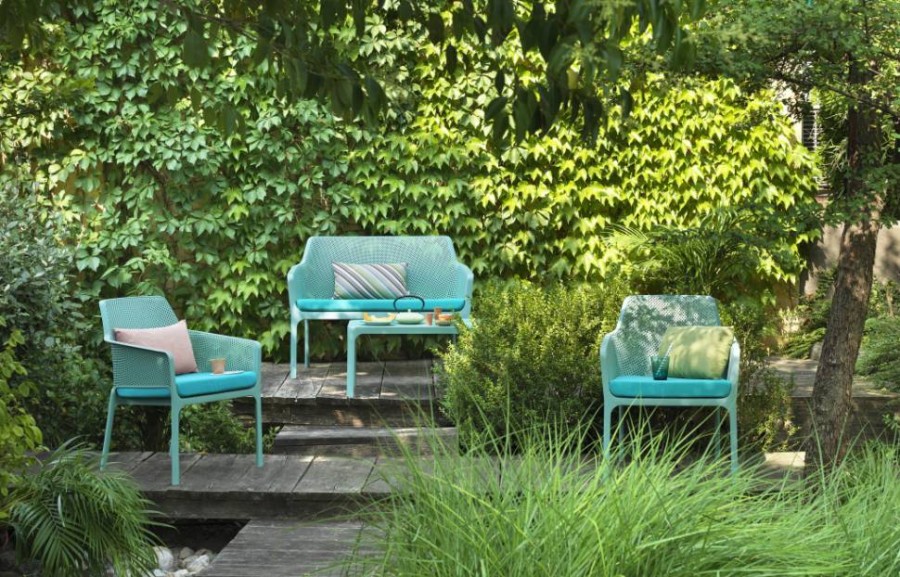 Диван пластиковый Net Bench ментоловый Nardi