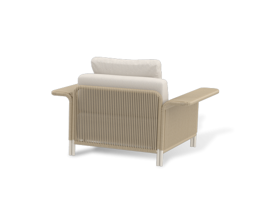 Лаунж-зона из искусственного ротанга Мальдивы, соломенный 4sis