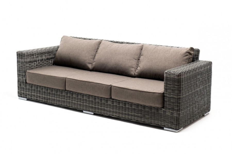 Лаунж-зона из искусственного ротанга Боно grafit 4sis