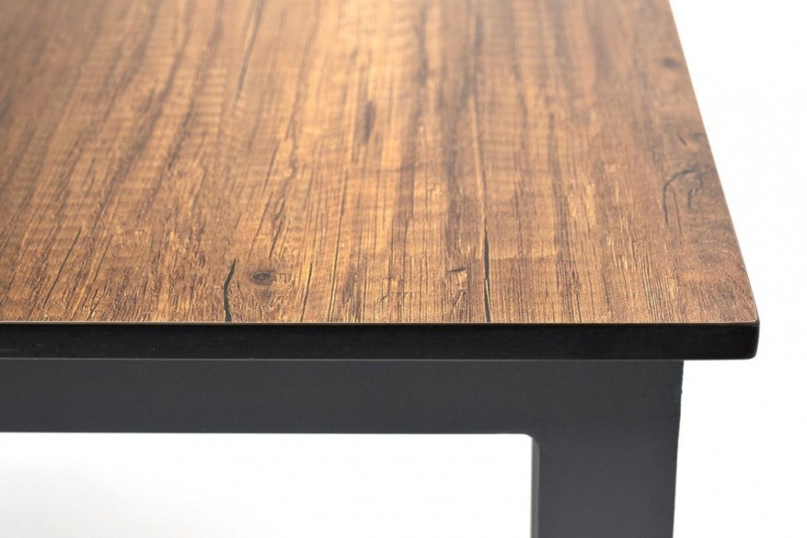 Журнальный столик из HPL Канны дуб 4sis