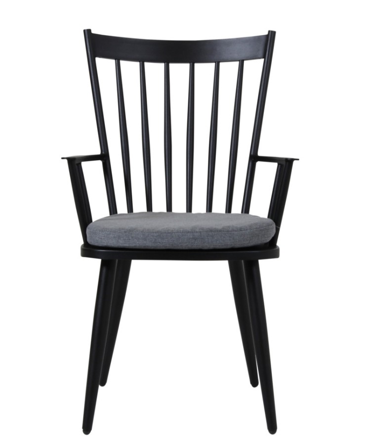 Кресло Alvena черное Brafab