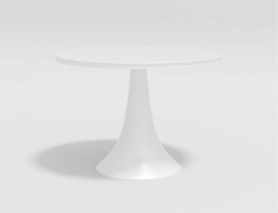 Обеденная группа Voglie Round White антрацит Gardenini