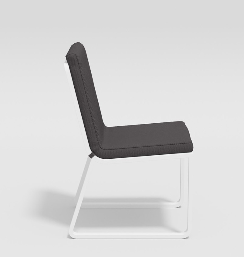 Обеденная группа Voglie Round White антрацит Gardenini