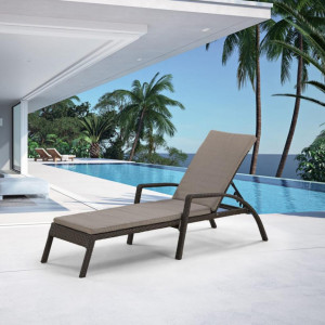 Шезлонг-лежак A30A2-W53 Brown Афина