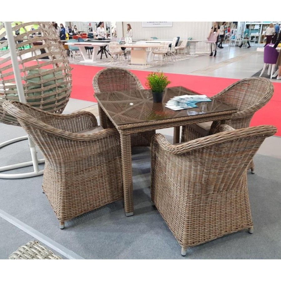 Комплект плетеной мебели Равенна T257B/Y490 Beige Афина