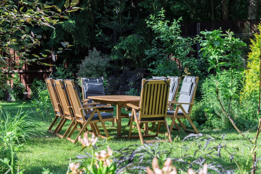 Обеденный комплект KIMBERLY 6 из акации (овальный стол) Royal Family