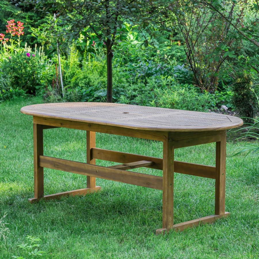 Обеденный комплект KIMBERLY 6 из акации (овальный стол) Royal Family