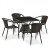 Комплект плетеной мебели T197BNS-W53/Y137C-W53 Brown Афина