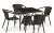 Комплект плетеной мебели T197BNS-W53/Y137C-W53 Brown Афина