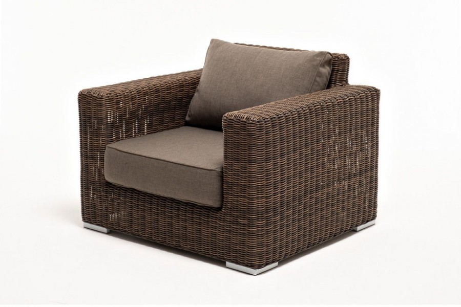 Лаунж-зона из искусственного ротанга Боно brown 4sis