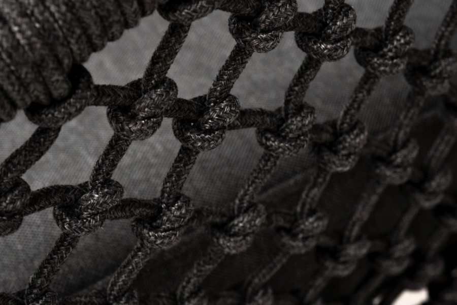 Плетеное кресло из узелкового роупа Канны, основание из дуба, 4sis