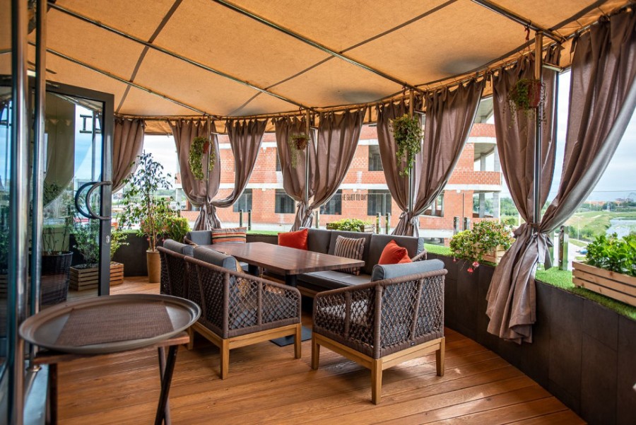 Плетеное кресло из узелкового роупа Канны, основание из дуба, 4sis