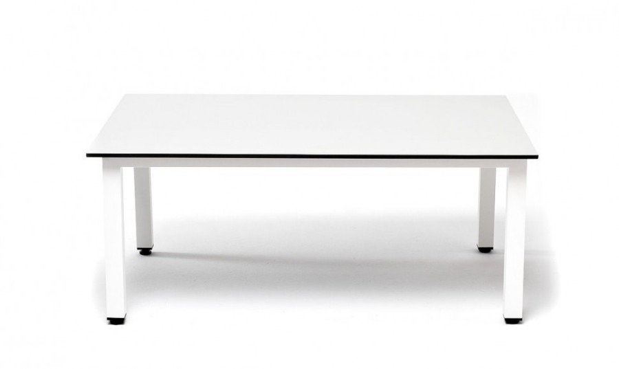 Журнальный столик из HPL Канны молочный 4sis