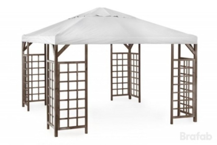 Беседка Hov brown 3,5х3,5м Brafab