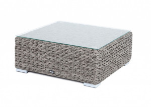 Журнальный столик плетеный Лунго гиацинт серый  4sis